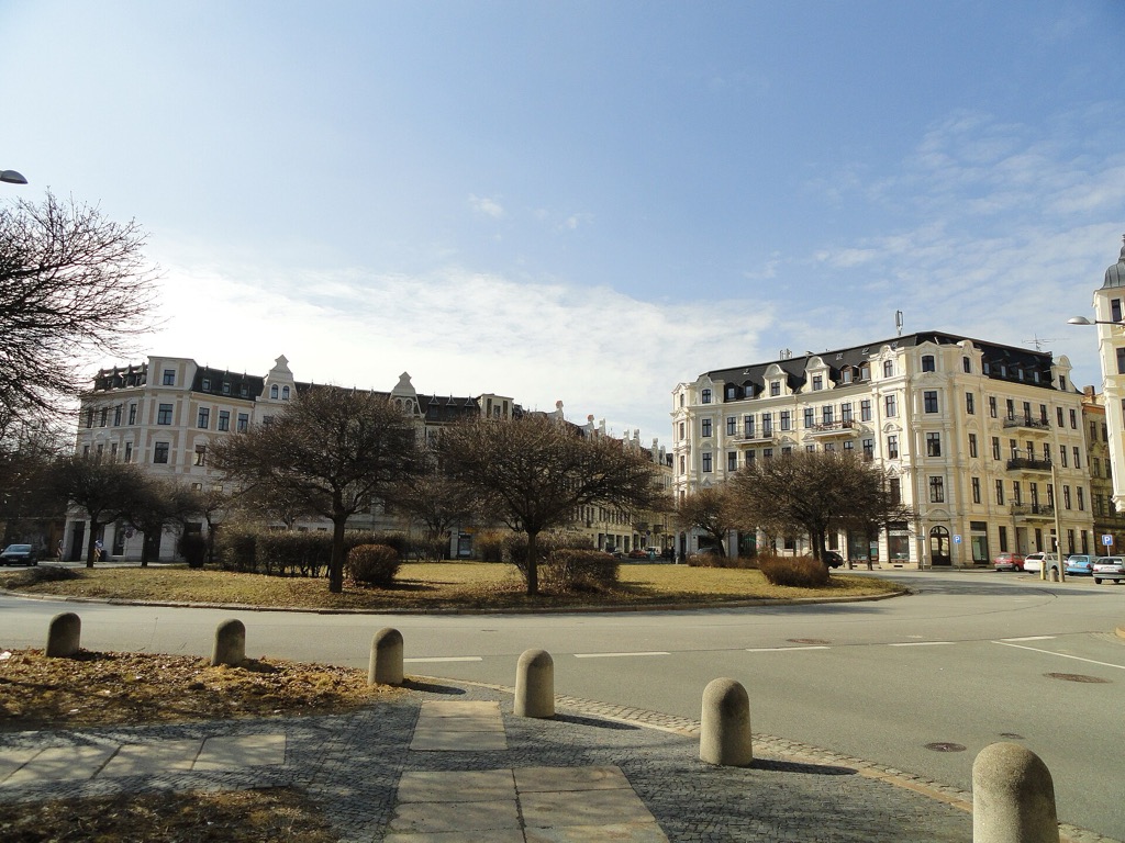 Gründerzeithäuser am Brautwiesenplatz in Görlitz